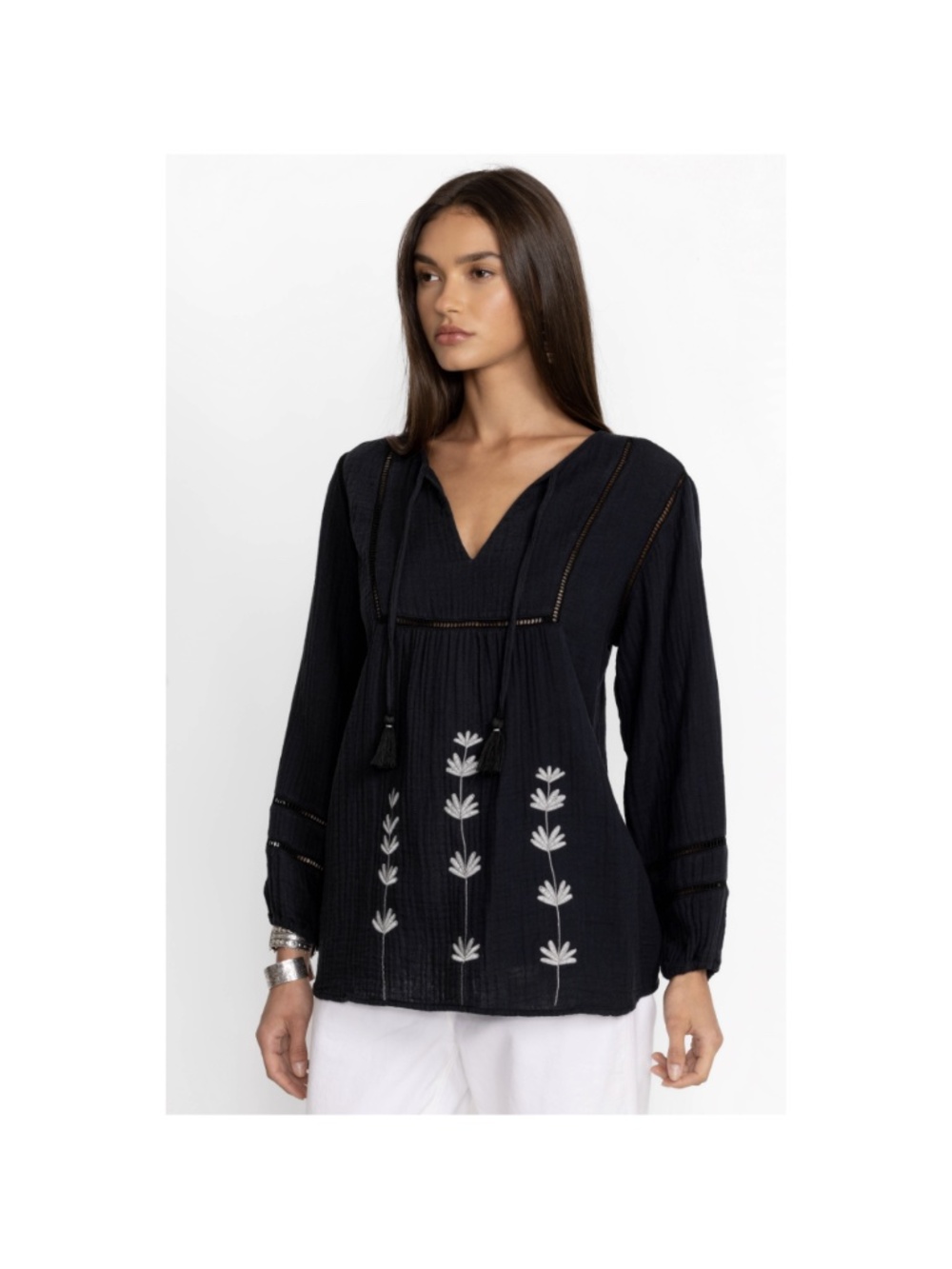 Johnny Was Calme Gauze Tunic - size S